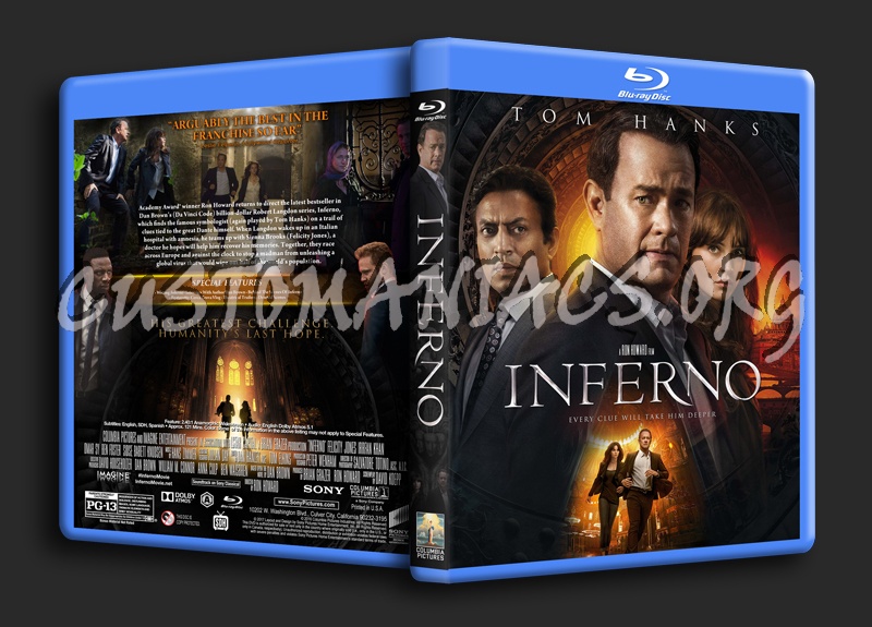 Inferno (2016) dvd cover