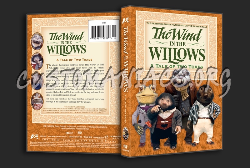 The Wind in the Willows A Tale of Two Toads dvd cover