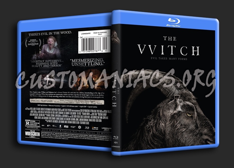 The Witch blu-ray cover