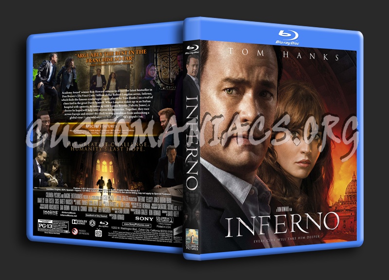 Inferno (2016) dvd cover