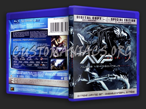Aliens vs Predator Requiem blu-ray cover