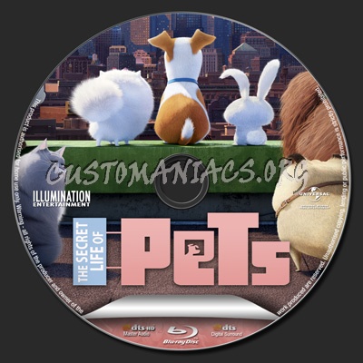 The Secret Life of Pets blu-ray label