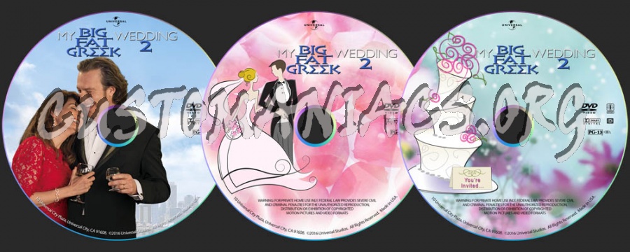 My Big Fat Greek Wedding 2 dvd label