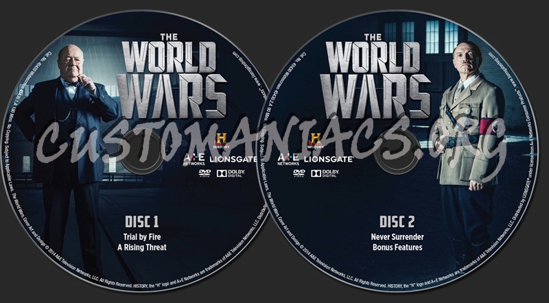 The World Wars dvd label