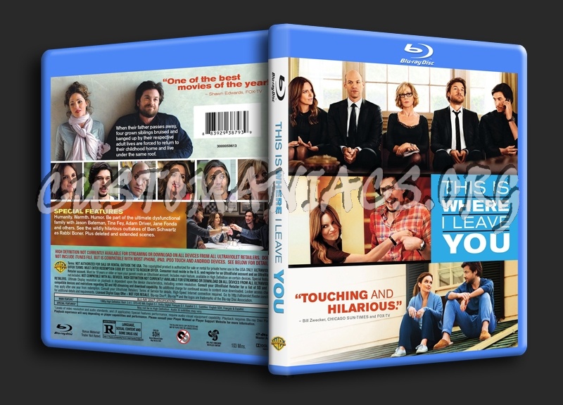 This Is Where I Leave You blu-ray cover