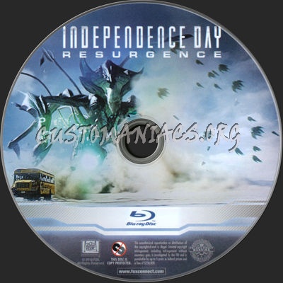 Independence Day: Resurgence blu-ray label