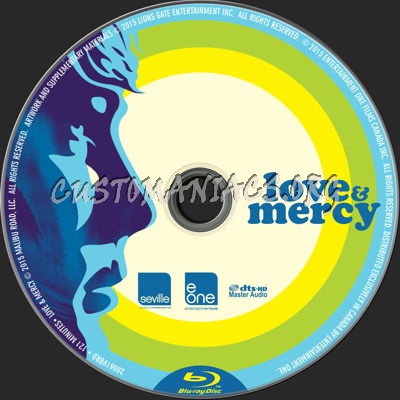 Love & Mercy blu-ray label