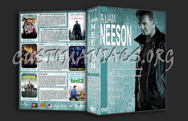 Liam Neeson Film Collection - Set 7 dvd cover