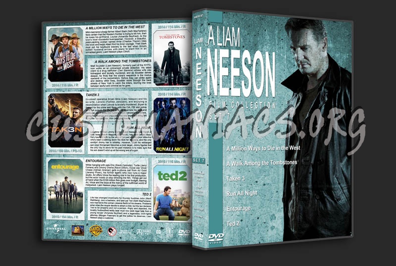 Liam Neeson Film Collection - Set 7 dvd cover