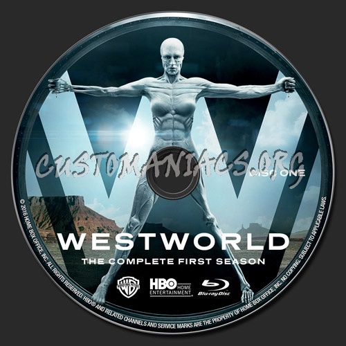 Westworld Season 1 blu-ray label