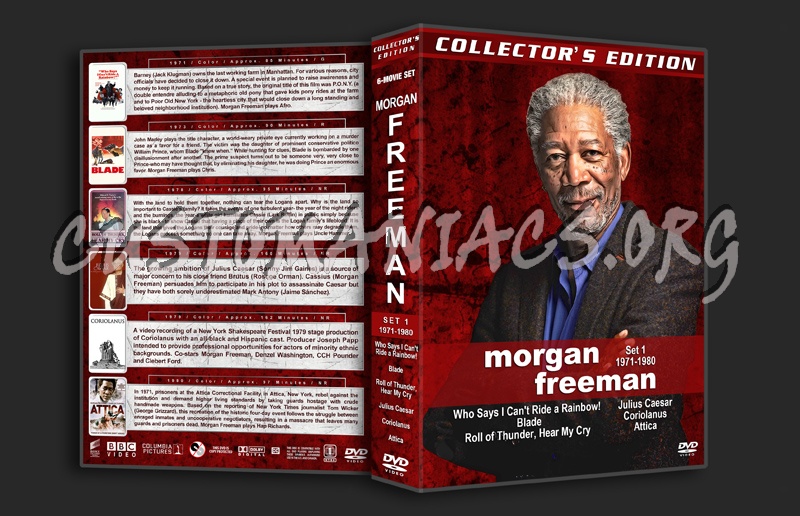 Morgan Freeman Film Collection - Set 1 (1971-1980) dvd cover