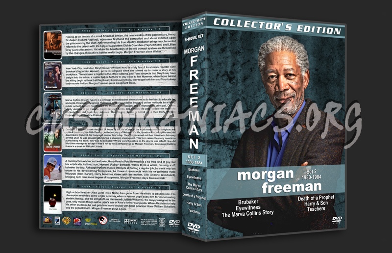 Morgan Freeman Film Collection - Set 2 (1980-1984) dvd cover