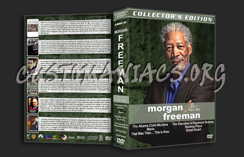 Morgan Freeman Film Collection - Set 3 (1985-1987) dvd cover