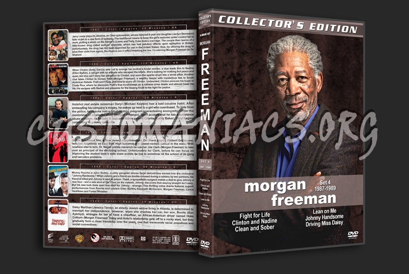 Morgan Freeman Film Collection - Set 4 (1987-1989) dvd cover