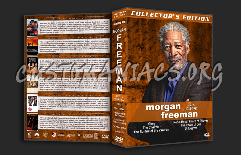 Morgan Freeman Film Collection - Set 5 (1989-1992) dvd cover