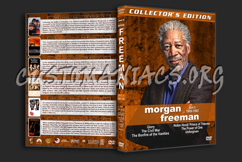 Morgan Freeman Film Collection - Set 5 (1989-1992) dvd cover