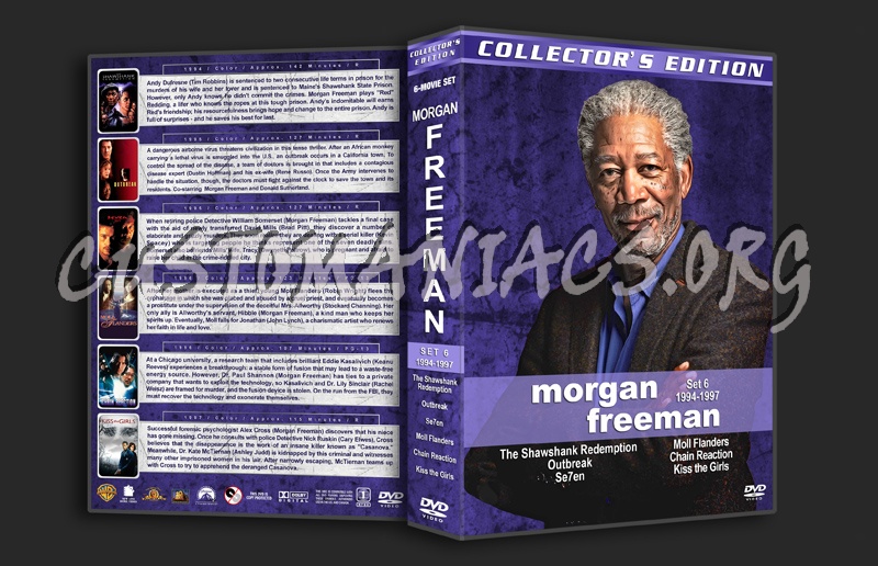 Morgan Freeman Film Collection - Set 6 (1994-1970) dvd cover