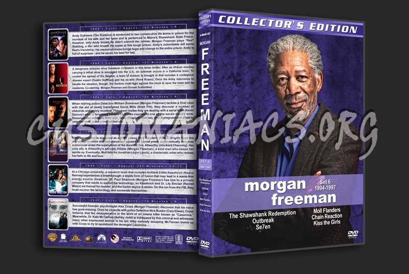 Morgan Freeman Film Collection - Set 6 (1994-1970) dvd cover