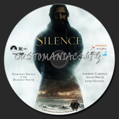Silence (2016) dvd label