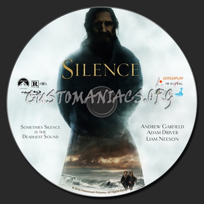 Silence (2016) blu-ray label