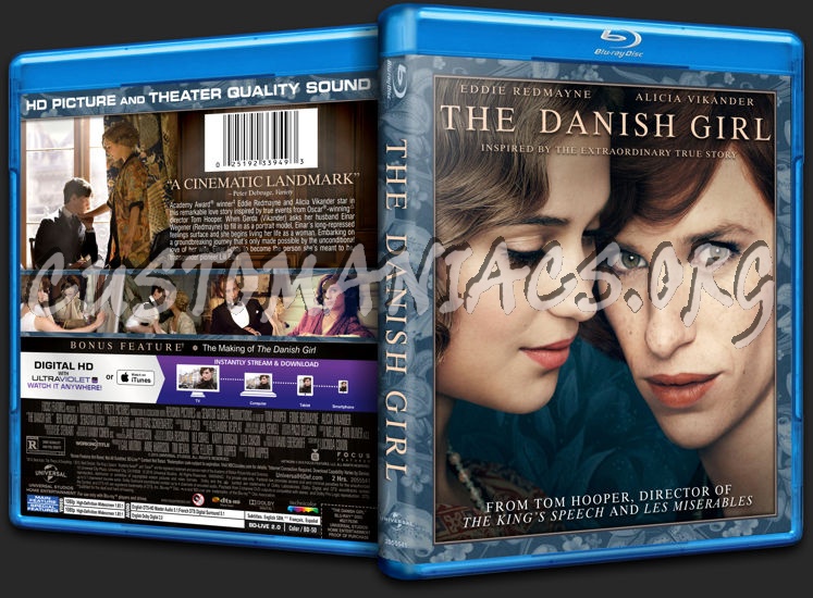 The Danish Girl blu-ray cover