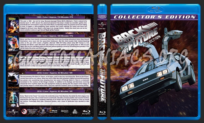 Back to the Future Collection blu-ray cover