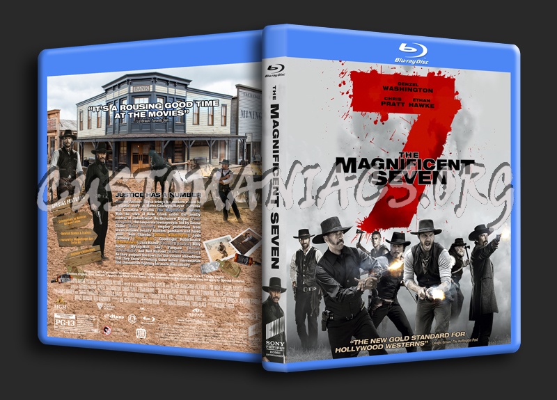 The Magnificent Seven (2016) dvd cover