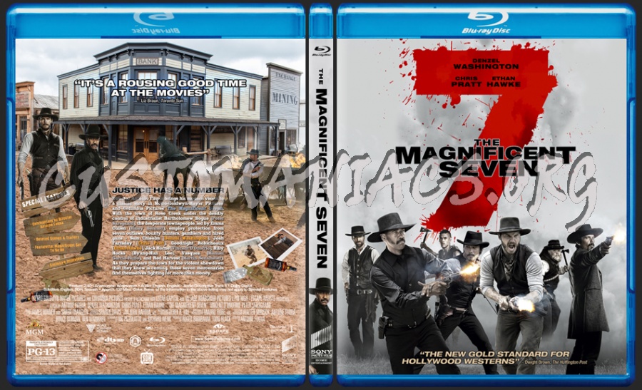 The Magnificent Seven (2016) dvd cover