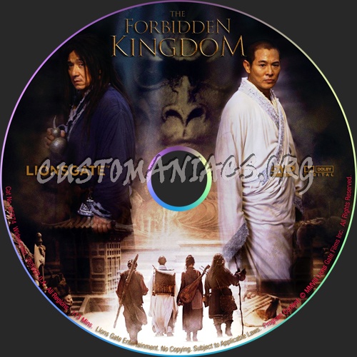 The Forbidden Kingdom dvd label