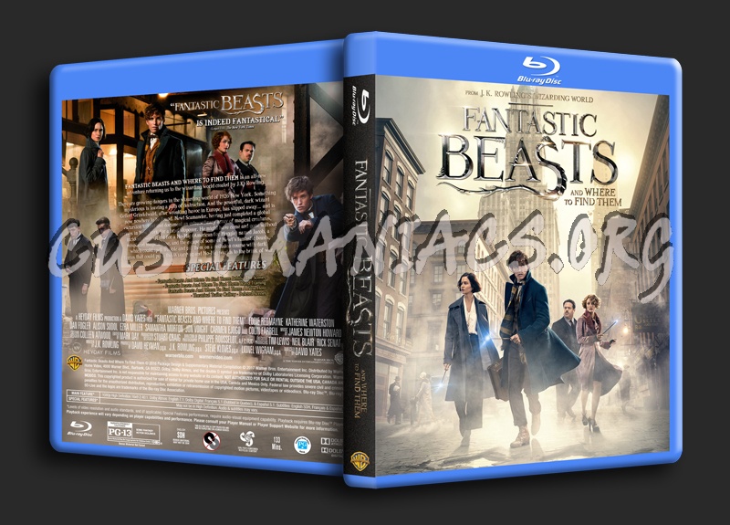 Fantastic Beasts And Where To Find Them dvd cover