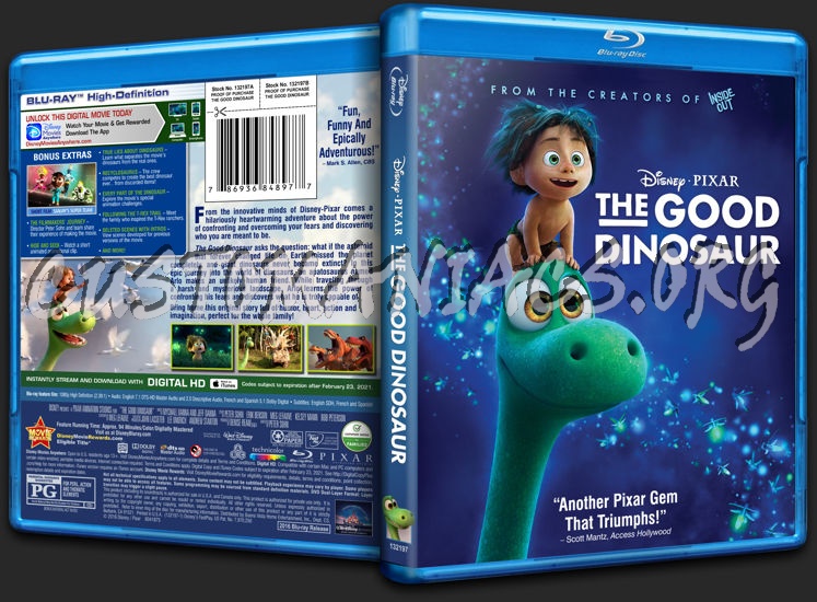 The Good Dinosaur blu-ray cover
