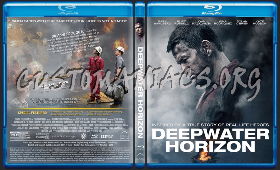 Deepwater Horizon dvd cover