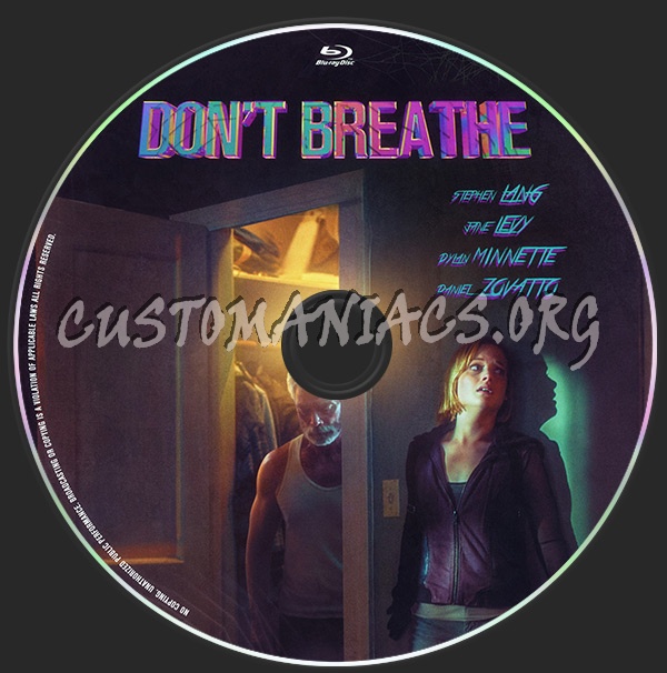 Don't Breathe blu-ray label