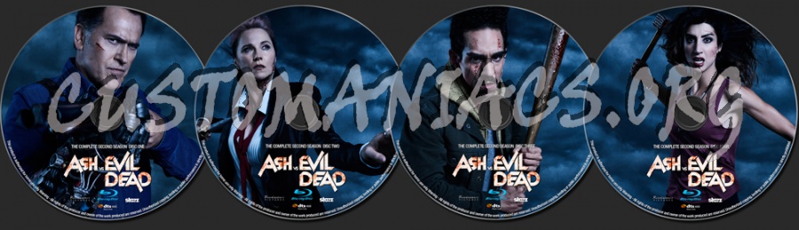 Ash Vs Evil Dead Season 2 blu-ray label