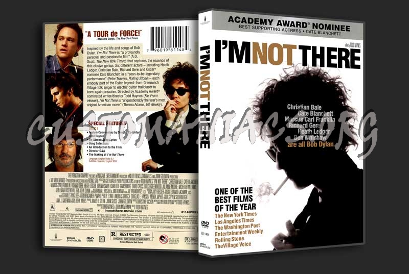 I'm Not There dvd cover