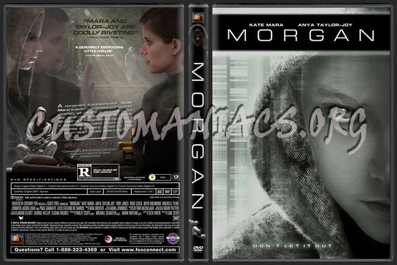 Morgan (2016) dvd cover