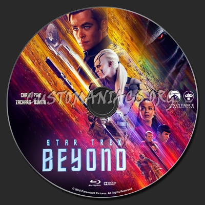 Star Trek Beyond (2D & 3D) blu-ray label