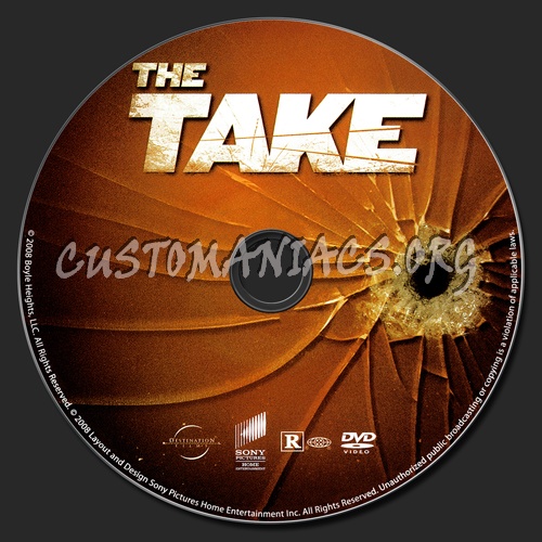 The Take dvd label