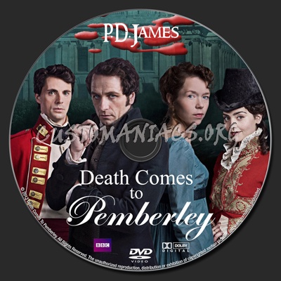 Death Comes To Pemberley dvd label