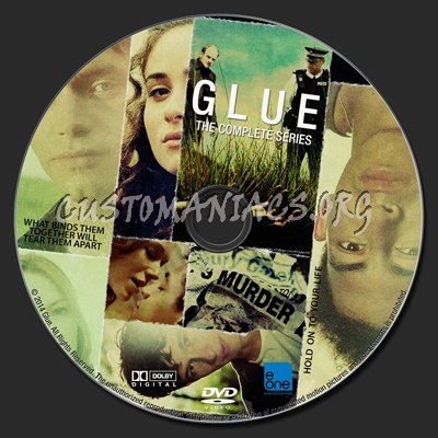 Glue dvd label