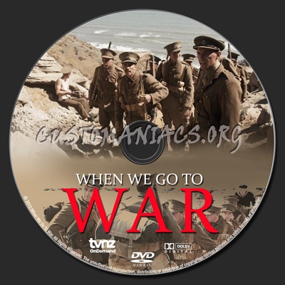 When We Go To War dvd label