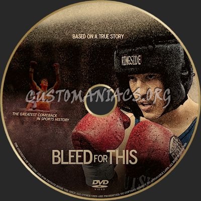 Bleed For This dvd label