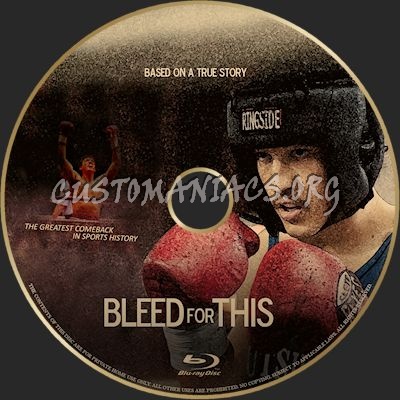 Bleed For This blu-ray label