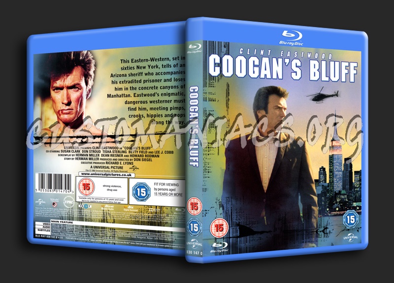 Coogan's Bluff blu-ray cover