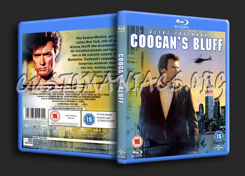 Coogan's Bluff blu-ray cover