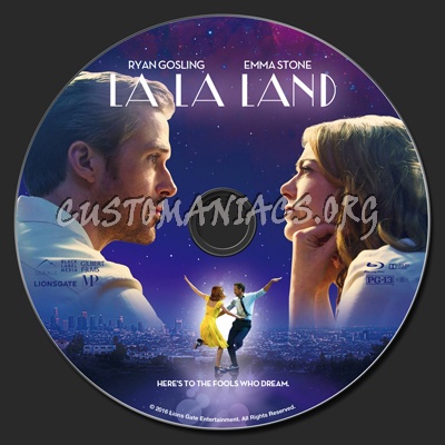 La La Land blu-ray label