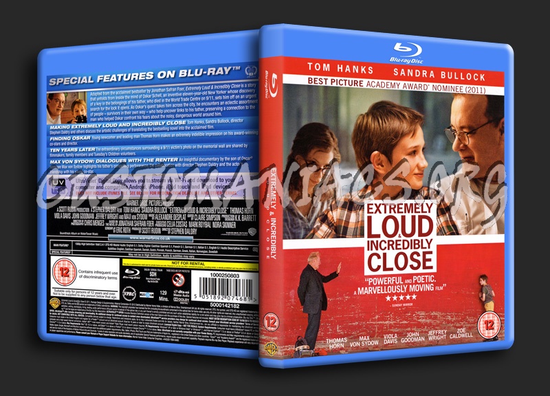 Extremely Loud and Incredibly Close blu-ray cover