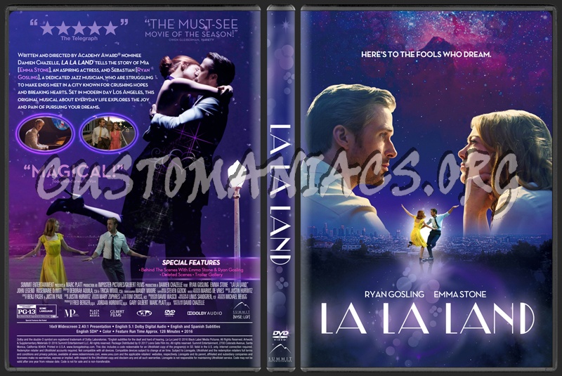 La La Land dvd cover