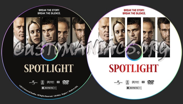 Spotlight dvd label