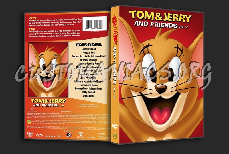 Tom and Jerry and Friends Volume 2 dvd cover